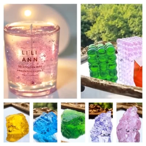 Chito8 Colorful Candle Jelly Squishy Jelly Wax Gel Wax DIY Candle Making Full Color Color Jelly Gel  果冻蜡 {500g±]