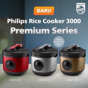Philips Rice Cooker 3000 Series 1.8 Liter HD3211 / HD-3211