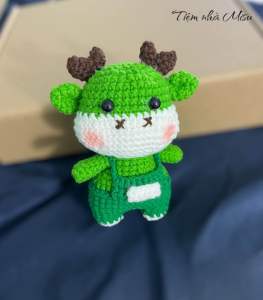 Móc khoá len bé rồng anh handmade