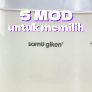 Samu Giken Baby Milk Bottle Sterilizer | Pensteril Botol Susu Bayi Model: BS-3L8B