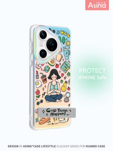 Huawei Pura70pro Mate60pro Mate70 Female Style Hidden Stand Protective Case Full Cover Anti-Fall New Model Premium Feel Popular