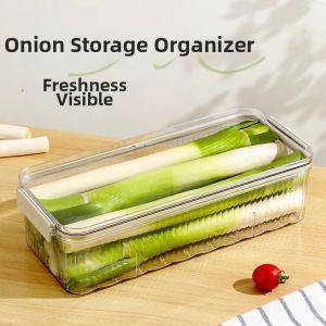 CHUANQIMINGMEI | Fridge Fresh Keeping Scallion Storage Box