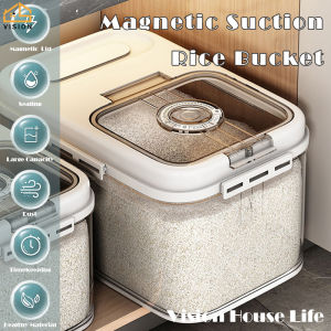 วิสัยทัศน์7.5กิโลกรัม/15กิโลกรัม เครื่องกรอบเก็บข้าวเบา กล่องเก็บข้าวความจุข 15 หมายเลข พิเศษ ลดความชื้น และเติมเงินภายใน