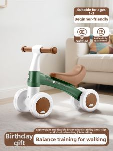 YiHeChuYao | 4-wheel Balance Bike for 1-3 Years Old