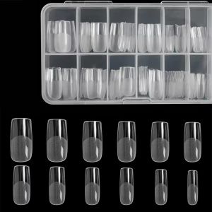 120 Móng Giả Hình Quả Hạnh Nhân Siêu Ngắn XXS Bán Mờ Gel Mềm Full Cover Đã Được Chỉnh Hình Dành Cho Móng Nhỏ Và Trung Bình