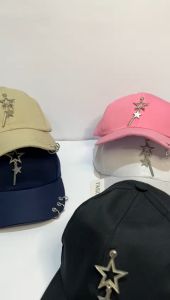 topi anting bintang pria model korea kekinian topi basebal wanita ring anting terbaru topi dewasa