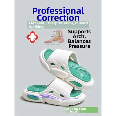 Keluojing | Plantar Fasciitis Support Flip Flops Heel Pain Relief Arch Support