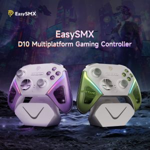 EasySMX D10 Wireless Controller Bluetooth RGB Gamepad with TMR Sticks Joystick Hall Effect Micro Triggers For PC/Switch/Phone/Steam