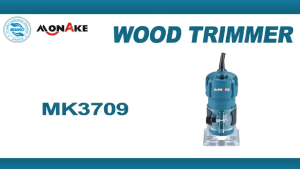 German tools Wood Trimmer Kayu Set 6mm 1/4 Inchi Mesin Router Profil List Kayu Trimer Ruter MK3709