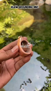 GROSIR Clamp Grounding Klem Besi Arde Grounding Kleman 1\" Inch Model Oval