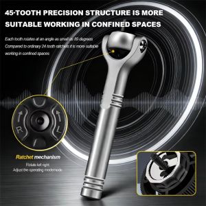 40 in 1 Multi-Function Ratchet Screwdriver Kit with Magnetic Bits – Mini Repair Tool Set for PC iPhone Home Use