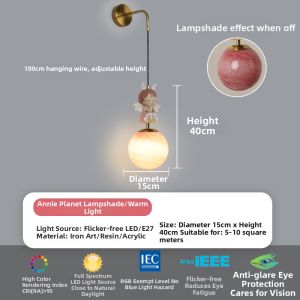 OUCHAO | Childroom Cartoon Full Spectrum Dimmable Smart Wall Light