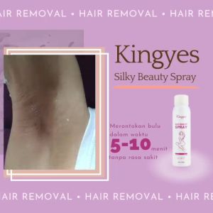 Kingyes Sliky Beauty Spray Perontok Bulu Tanpa Sakit / Krim Perontok Bulu Permanen