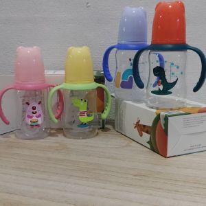Botol Susu Bayi Algo Plastic Baby Feeding Bottle New Print New Design 125ml untuk Usia Bayi 0 Bulan Keatas New Born Bahan PP BPA Free Berkualitas