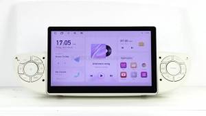 Android 15 Auto Car Radio Wireless CarPlay For Fiat 500 2007 - 2015 Car Multimedia Player 1din GPS RDS Stereo Intelligent System