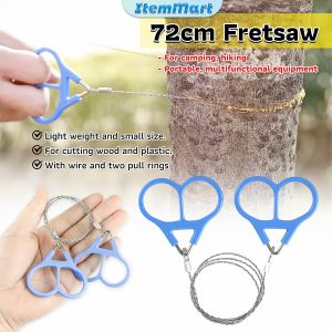ItemMart 72cm Fretsaw Stainless Steel Hand Rope Chain Saw Camp Hike Outdoor hand Tool