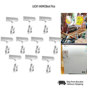 10Pcs/Set Transparent Plastic Shelf Clamp Merchandise Sign Price Label Tag Advertising Clips