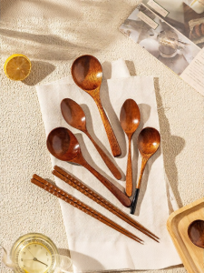 MODERN SWEETHOME | Japanese Style High-Quality Wooden Cutlery Set