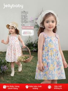 Jelly Baby | Đầm Mỏng Hoa Cho Bé Gái Mùa Hè Cotton