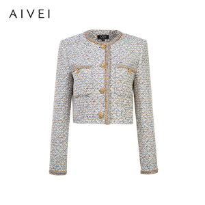AIVEI | High-class Boucle Small Fresh Style Short Coat