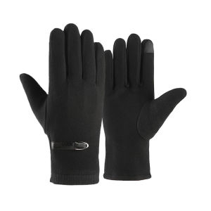 Men s Autumn Winter Warm Gloves Non Slip Cold Resistant for Outdoor Driving Cycling Sports Touch Screen Compatible