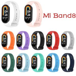 Xiaomi Smart Band 9 8 Strap Replacement Silicone Wrist Strap for Mi Band8 Band9 Sport Watchband for Bracelet for xiaomi Mi Band 8 9 Accessories Soft TPU Belt