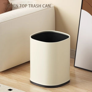 Thùng rác sang trọng 12L/15L Thùng rác kim loại kép dung tích lớn Thùng rác phòng tắm Thùng rác rác nhà bếp