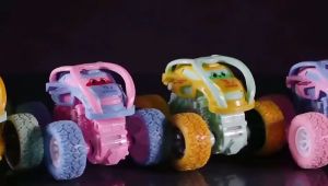 JIMITU Mainan Anak Pullback Stunt Car Children Toy - HW2705 - Biru