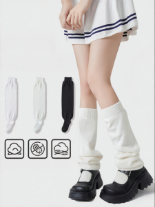 Japanese Style Layered Cotton Knit Socks