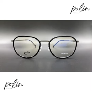 Polin 1002 กรอบแว่นน้ำหนัก เบาทน ไร้สกรู ทรงสวยหรู