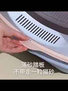 ห้องน้ำแมว กระบะทรายแมว ขนาดใหญ่ กะบะทรายแมว/กระบะทรายแมวพกพา แถมพลั่วตักทรายแมวและถุงดับกลิ่น