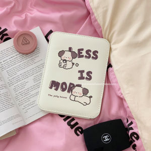 Original Design Cartoon Folding Makeup Mirror Portable Student Dormitory Home Use Small Mirror Stand Bathroom Mirror