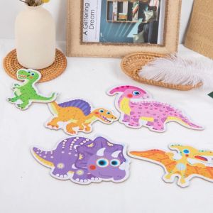 จิ๊กซอว์ไม้ขนาดใหญ่ เพื่อการเรียนรู้สำหรับเด็ก เสริมพัฒนาการ การเรียนรู้ การสังเกต ความจำ