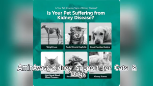 Imported AminAvast Kidney Support Supplement Gentle Renal Care for Cats & Dogs