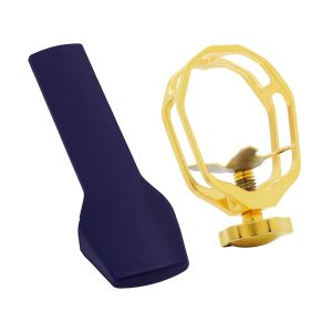 SLADE Saxophone Mouthpiece Clamp Alto Sax Mouthpiece Jacket Metal Mouthpiece Bare Copper Hollow Clip + Protective Cap Parts
