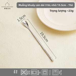 MODERN SWEETHOME | Công Cụ Trộn Mật Ong Mini Đồ Chè Dessert Muỗng Quấy Cà Phê