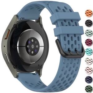 18mm 20mm 22mm Strap for Samsung Galaxy Watch 7/6/5/Gear S3/Active2 Silicone Band for Huawei GT7 GT6 6Pro for Garmin Venu 3S 2S