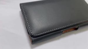 Universal Leather Case for iPhone Samsung Huawei Xiaomi Mens Waist Pack Belt Clip Bag for 3.5-6.3" Mobile Phone Pouch Holster