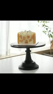 Metal Iron Cake Stand Round Pedestal Dessert Holder Cupcake Display Rack Bakeware for Birthday Wedding Party