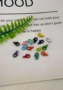 ห่วง ก้ามปู จิ่ว ทอง เงิน โรเดียม คละสี ขนาด 6*12mm ทำพวงกุญแจ อุปกรณ์งานฝีมือ DIY ของตกแต่งชิ้นงาน