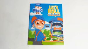 Blippi Lets Roll Colouring Book To Color Interesting Scenes For Kids