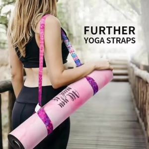 Dây Đeo Thảm Tập Yoga Di Động Dây Đàn Hồi Tập Thể Dục Thể Thao - Dây Đeo Vai Để Cất Giữ Thảm Tập Và Kéo Giãn Cơ Thể