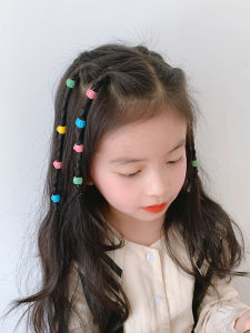 Colorful Acrylic Hair Clips Baby Girls Cute Korean Style Hair Accessories Hair Buckles Hair Bands Headwear for Children