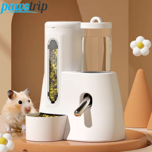 Automatic Hamster Feeder 2 in 1 Small Animal Water Dispenser Pet Drinking Water Bottle Feeder Bowl for Hamster Guinea Pig Rat