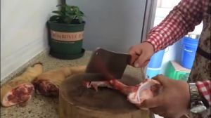 Hand-forged Bone-cutting Chef Knife
