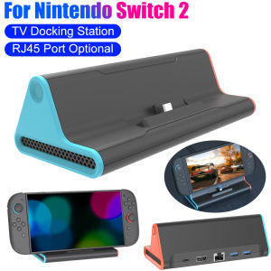 TV Docking Hub Base For Nintendo Switch 2 Console Fast Charging Dock With 4K HDMI/ Type-C/ USB Port For Switch 2 Game Accessory