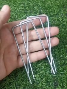 หมุดปักผ้าคลุมดิน แพ็ค30ชิ้น หมุดยึด / แผ่นยางพลาสติก เหล็กแข็ง ผ้าคลุมดิน หมุดยึดผ้าคลุมวัชพืช หมุดยึดผ้าคลุมดิน