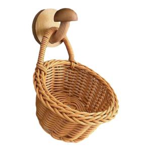 CHIGUASHAONV | Góc Treo Áo & Mũ Gỗ Cứng Thiết Kế Nấm Dán Không Traz