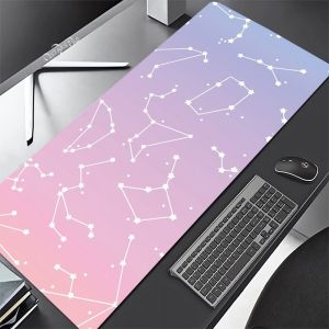 Bandai | Pink Cardcaptor Sakura Large Deskmat Kero Washable Pink Magic Wand Circel Mouse pad Anime Rubber Playmat Cartoon G
