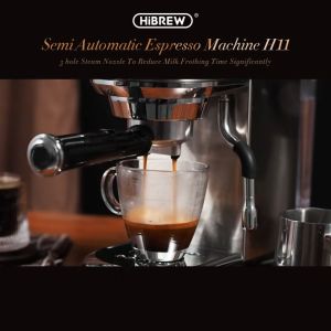 Máy pha cà phê HiBREW H11 Espresso bán tự động Thương hiệu Mỹ cao cấp - H11 (ST-695) Công suất 1450W Dung tích 11L - Hàng Nhập Khẩu